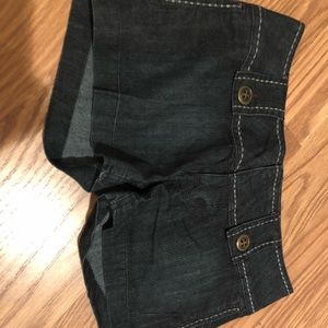 Dark Denim Shorts